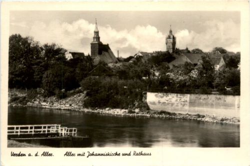 Verden a.d. Aller, mit johanniskirche und Rathaus