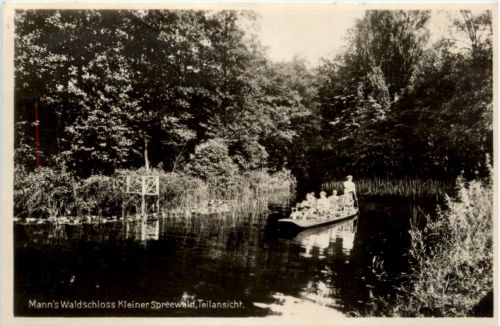 Mann`s Waldschloss Kleiner Spreewald, Teilansicht