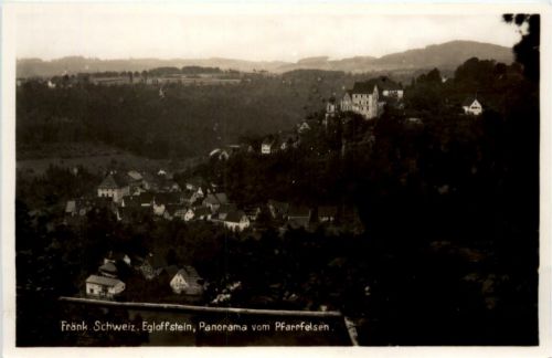 Egloffstein, Panorama vom Pfarrfelsen