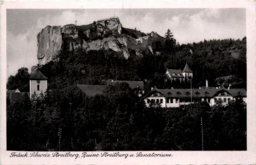 Streitberg, Ruine Streitburg u. Sanatorium