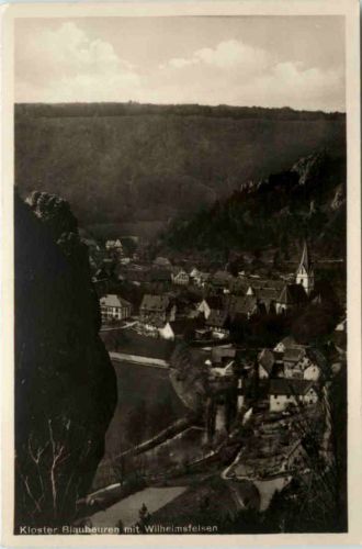 Kloster Blaubeuren mit Wilhelmsfelsen