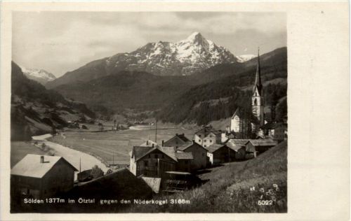 Sölden im Ötztal gegen den Nöderkogel