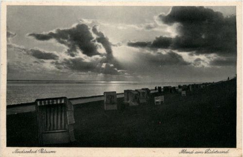 Büsum, Abend am Südstrand