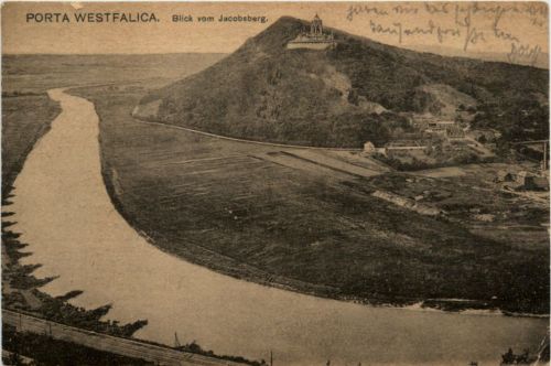 Porta Westfalica, Blick vom Jacobsberg