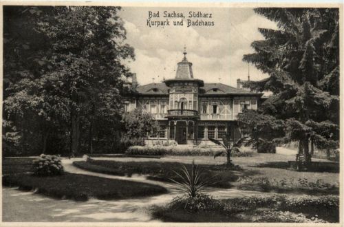 Bad Sachsa, Kurpark und Bdehaus