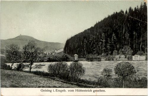 Geising i. Erzgeb., vom Hüttenteich gesehen