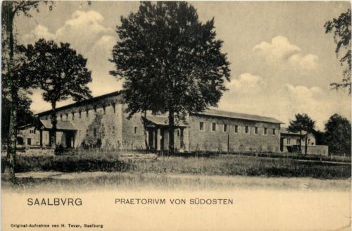 Saalburg, Praetorium von Südosten