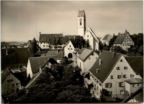 Riedlingen an der Donau, zwiefalter Tor und Storchennest auf dem Rathaus