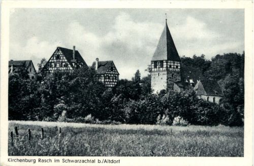 Kirchenburg Rasch im Schwarzachtal bei Altdorf