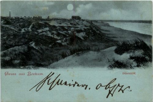 Gruss aus Borkum, Dünenbild