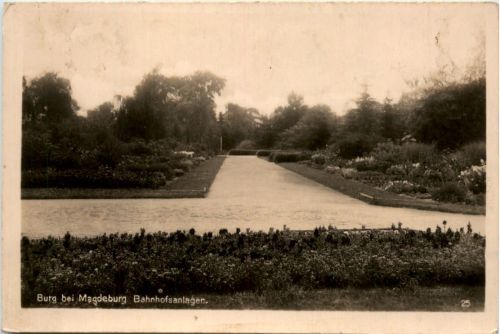 Burg bei Magdeburg, Bahnhofsanlagen