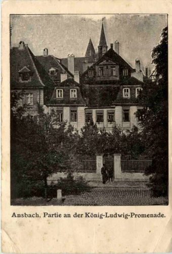 Ansbach, Partie an der König-Ludwig-Promenade