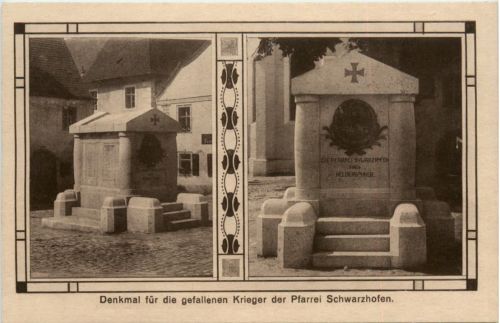 Schwarzhofen, Denkmal für die gefallenen Krieger der Pfarrei