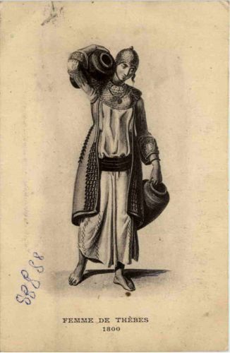 Egypt - Femme de Thebes 1800