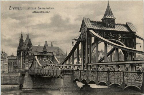 Bremen - Grosse Weserbrücke