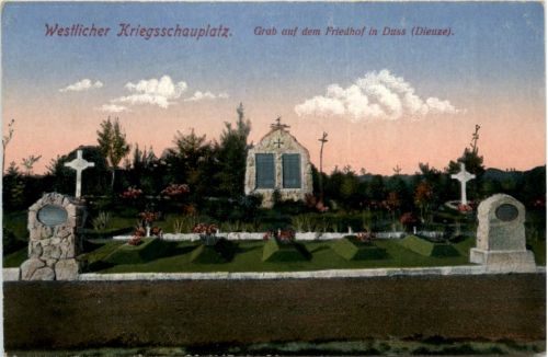 Grab auf dem Friedhof in Suss - Dieuze
