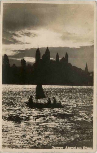 Speyer - Abend am Rhein