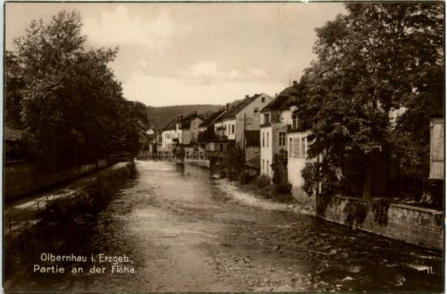 Olbernhau - Partie an der Flöha