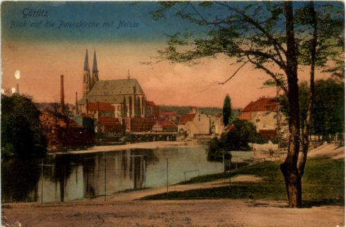 Görlitz - Peterskirche mit Neisse