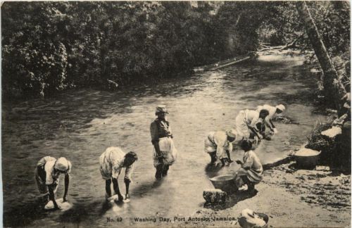 Jamaica - Port Amtonio - Washing Day