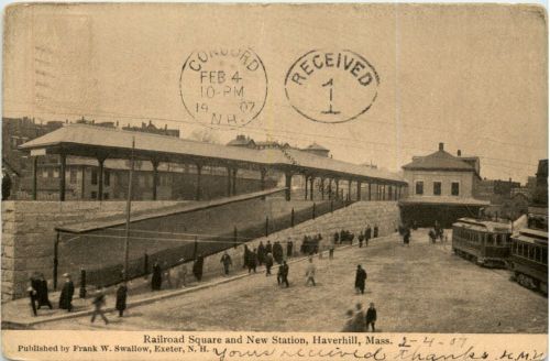 Haverhill - Railroad Square and new Station