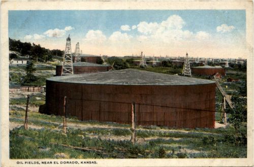 Kansas - Oil Fields Near El Dorado