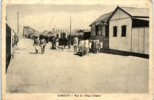 Djibouti - Rue du village indigene