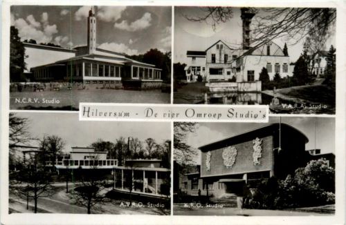 Hilversum - De vier Omroep Studio