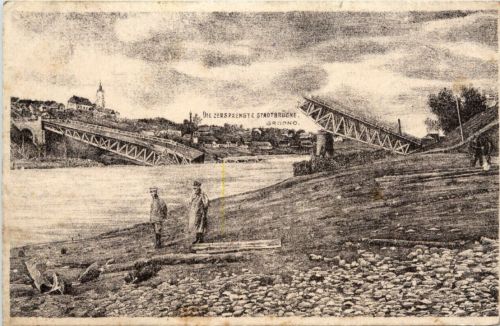 Grodno - Die zerstörte Stadtbrücke