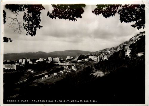 Rocca di Papa - Panorama dal Tufo - 3. Reich Feldpost
