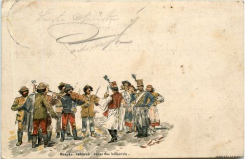 Hungary - Huszar toborzo - Litho Ganzsache
