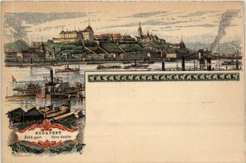 Budapest - Litho - Ganzsache