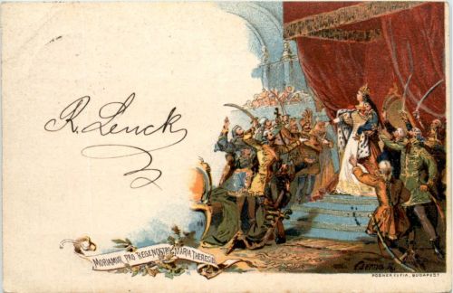 Moriamur pro Regenostra Maria Theresia - Litho