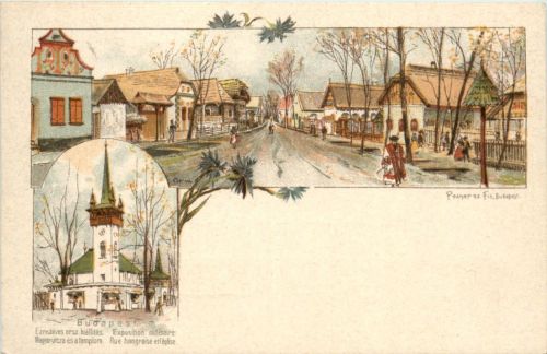 Budapest - Litho - Ganzsache