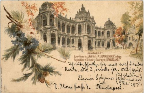 Budapest - Litho - Ganzsache