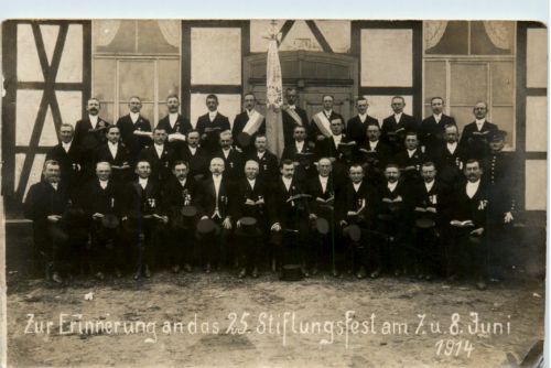 Bleicherode - 25. Stiftungsfest 1914