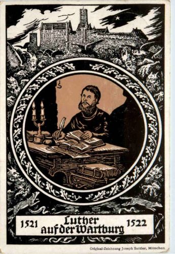 Luther auf der Wartburg - Eisenach 1921