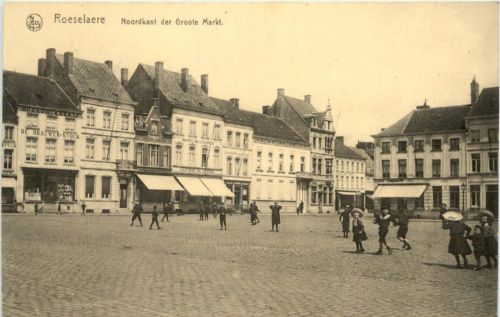 Roeselaere - Noordkant der Groote Markt