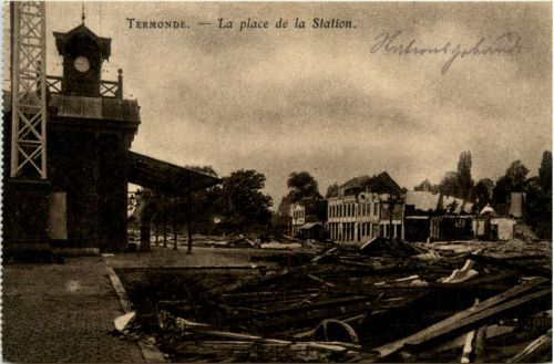 Termonde - La place de la Station