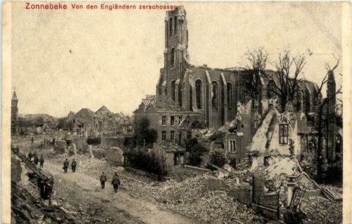 Zonnebeke von Engländern zerschossen