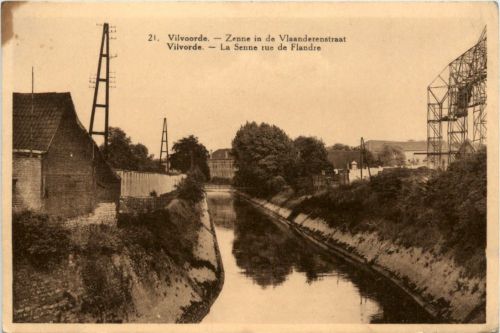 Vilvoorde - Zenne in de Vlaanderenstraat