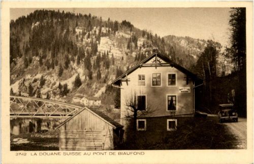 La Douane Suisse au Pont de Biaufond