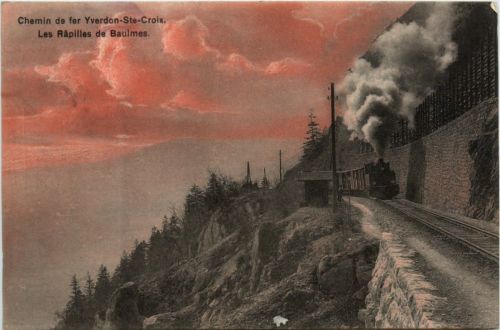 Chemin de fer Yverdon - Ste. Croix - Les Rapilles de Baulmes