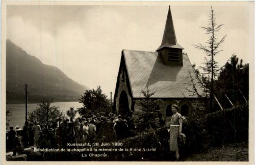 Küssnacht 1936 - Benediction de la chapelle