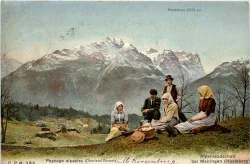 Berner Oberland - Alpenlandschaft bei Meiringen