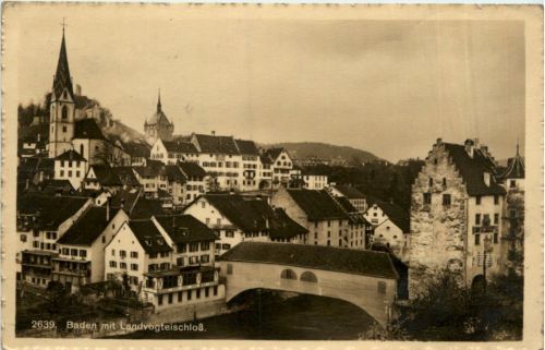 Baden mit Landvogteischloss