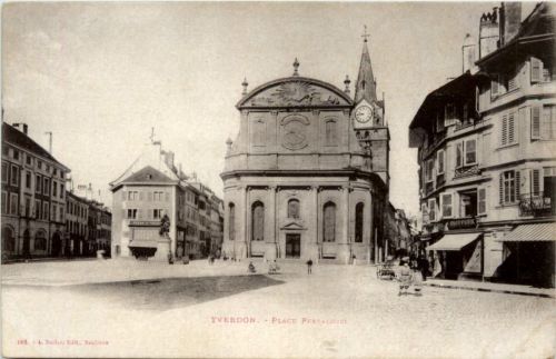 Yverdon - Place Pestalozzi