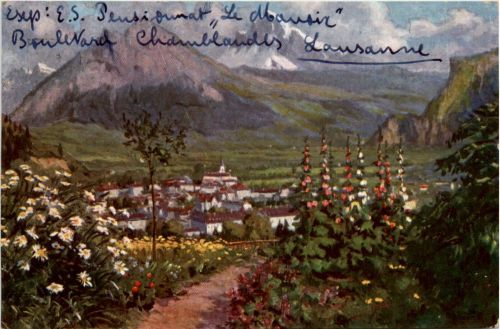 Bad Ragaz - Künstlerkarte Kutscha