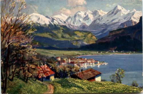 Brienz - Künstlerkarte Kutscha