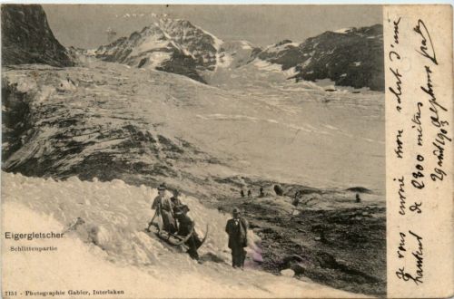 Eigergletscher - Schlittenpartie